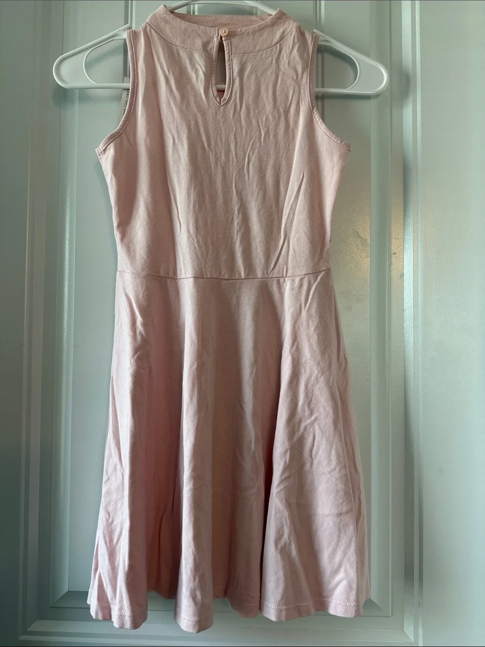 Brand New The Children's Place Light Pink Sleeveless Fit-and-Flare Dress